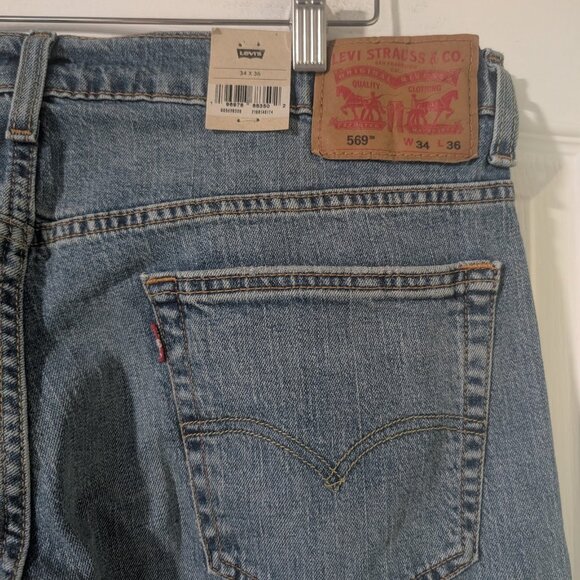 Levi's | 569 Loose Straight Fit Men's Jeans In Soak It Up Stretch - Picture 12 of 12